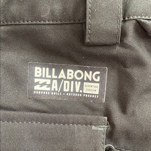 Billabong A/Div Black Snowboard/Ski Pants MEDIUM LIKE NEW